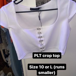 White Crop Top